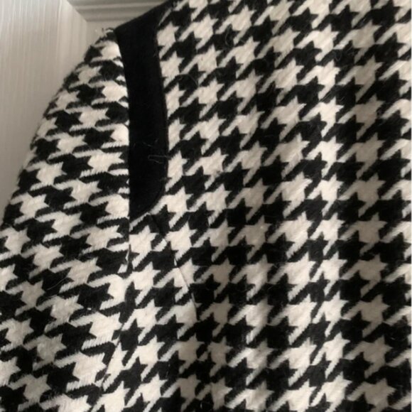 Vintage Houndstooth Blazer – Black & White – Size FR 34/36 (US 2/4 – XS/S) - Picture 7 of 7